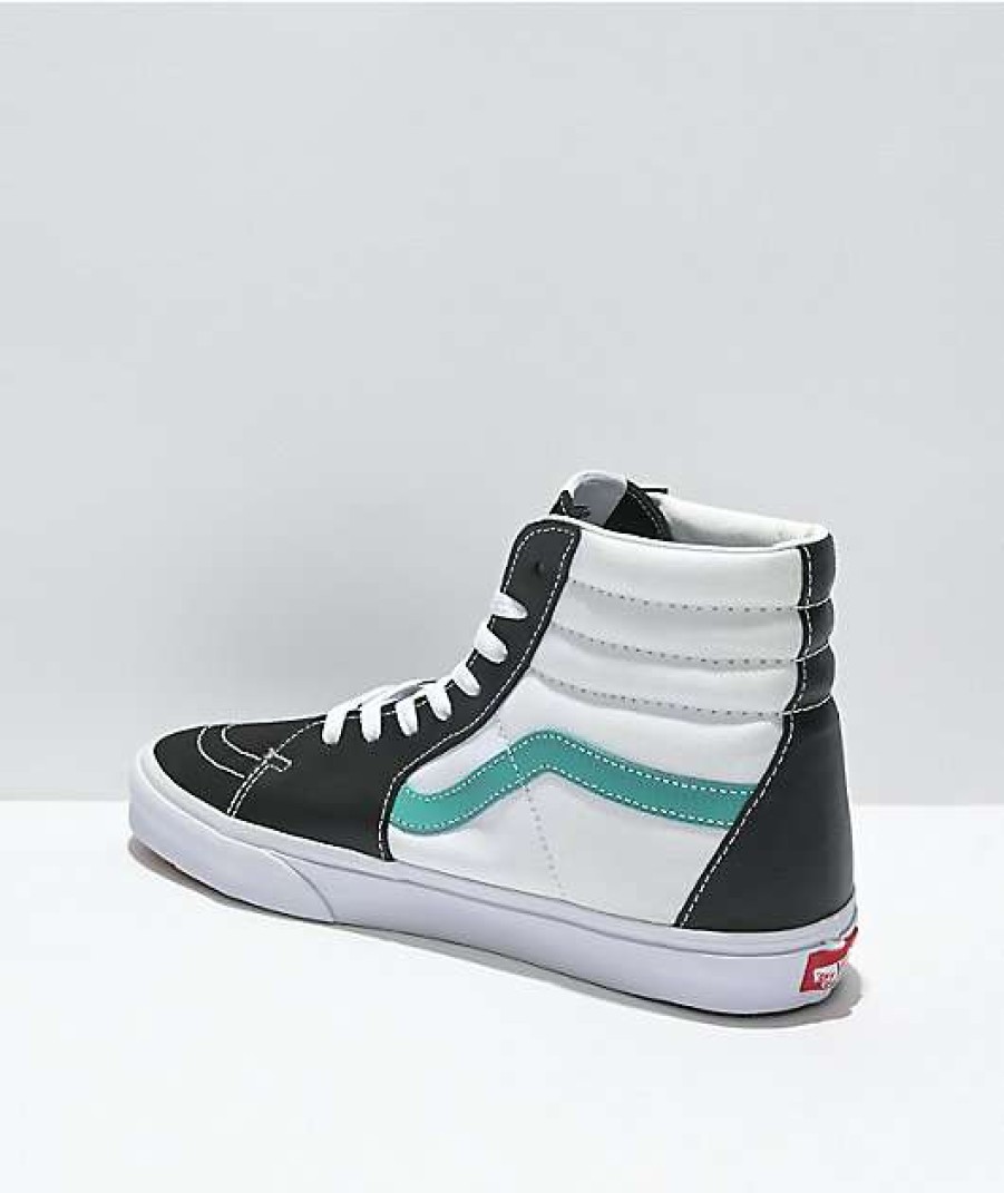 Vans * | Vans Sk8-Hi Classic Sport Black & White Skate Shoes Promotions