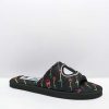 Shoes * | Champion Cozy Tozy Black & Rainbow Slippers Outlet