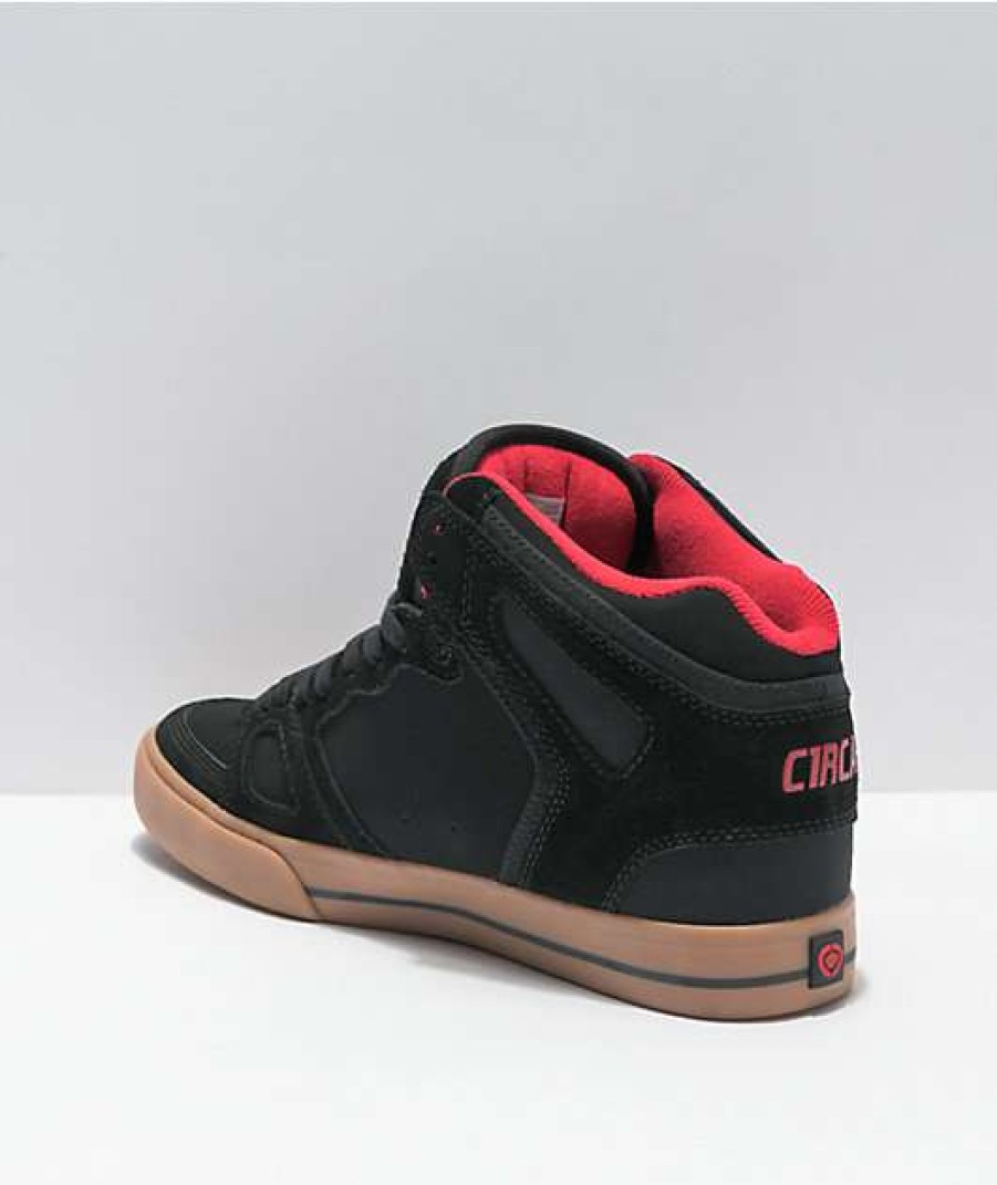 Shoes * | Circa Lopez 99 Mid Black & Gum Skate Shoes Outlet