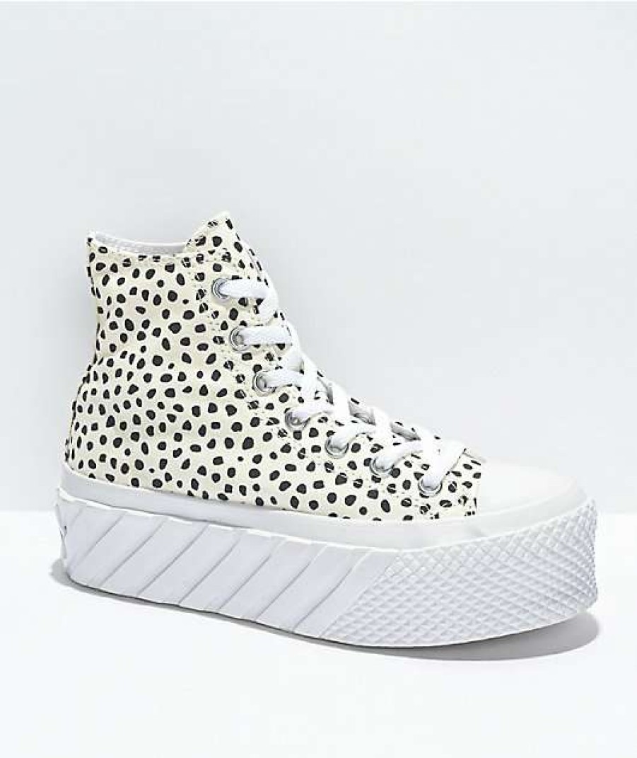 Shoes * | Converse Chuck Taylor All Star Leopard Extra High Platform Shoes Outlet