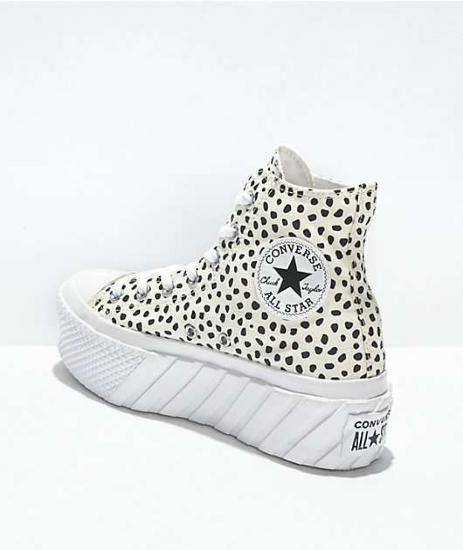 Shoes * | Converse Chuck Taylor All Star Leopard Extra High Platform Shoes Outlet