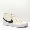 Nike * | Nike Sb Blazer Court Mid Cream & White Skate Shoes Promotions