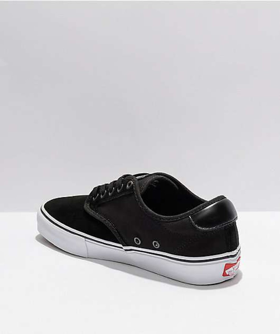 Vans * | Vans Skate Chima Ferguson Black & White Skate Shoes Promotions