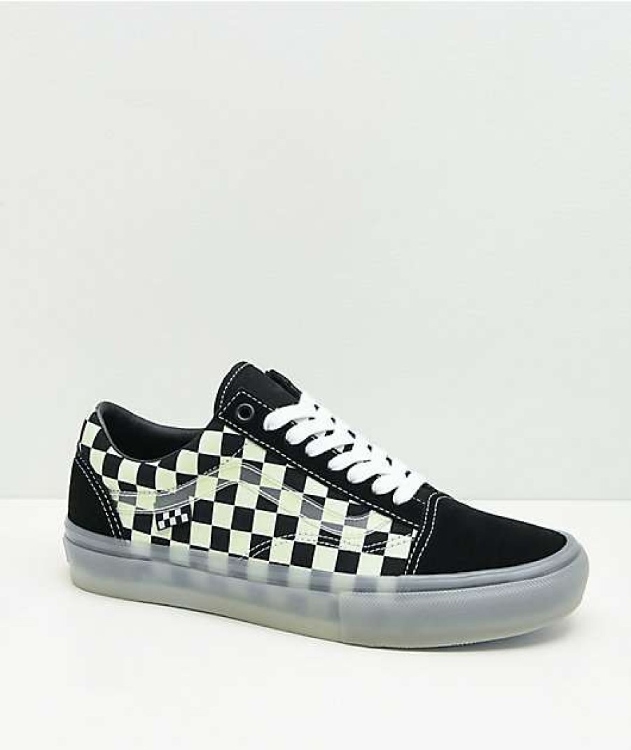 Vans * | Vans Skate Old Skool Glow-In-The-Dark Skate Shoes Promotions