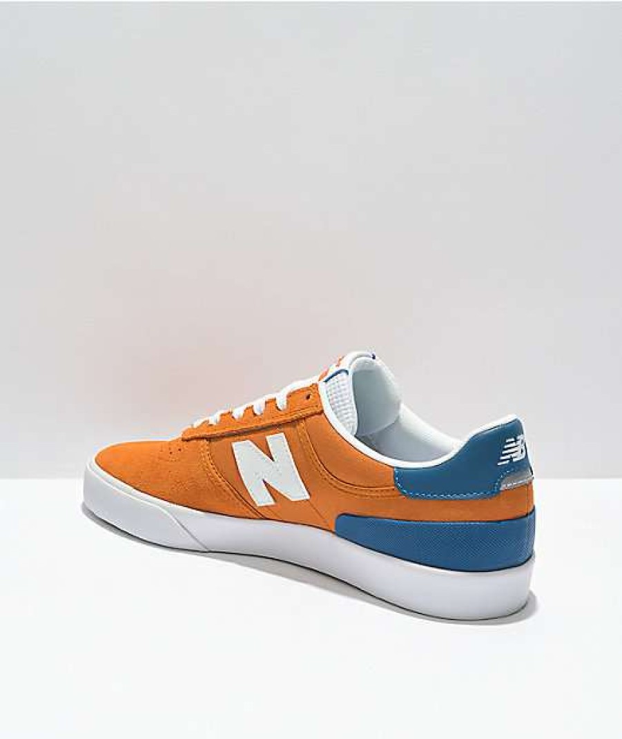 Skate Shoes * | New Balance Numeric 272 Orange & Blue Skate Shoes Outlet