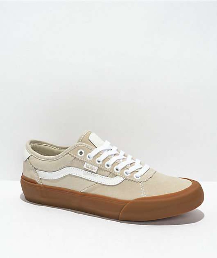 Vans * | Vans Skate Chima Oatmeal & Gum Skate Shoes Promotions