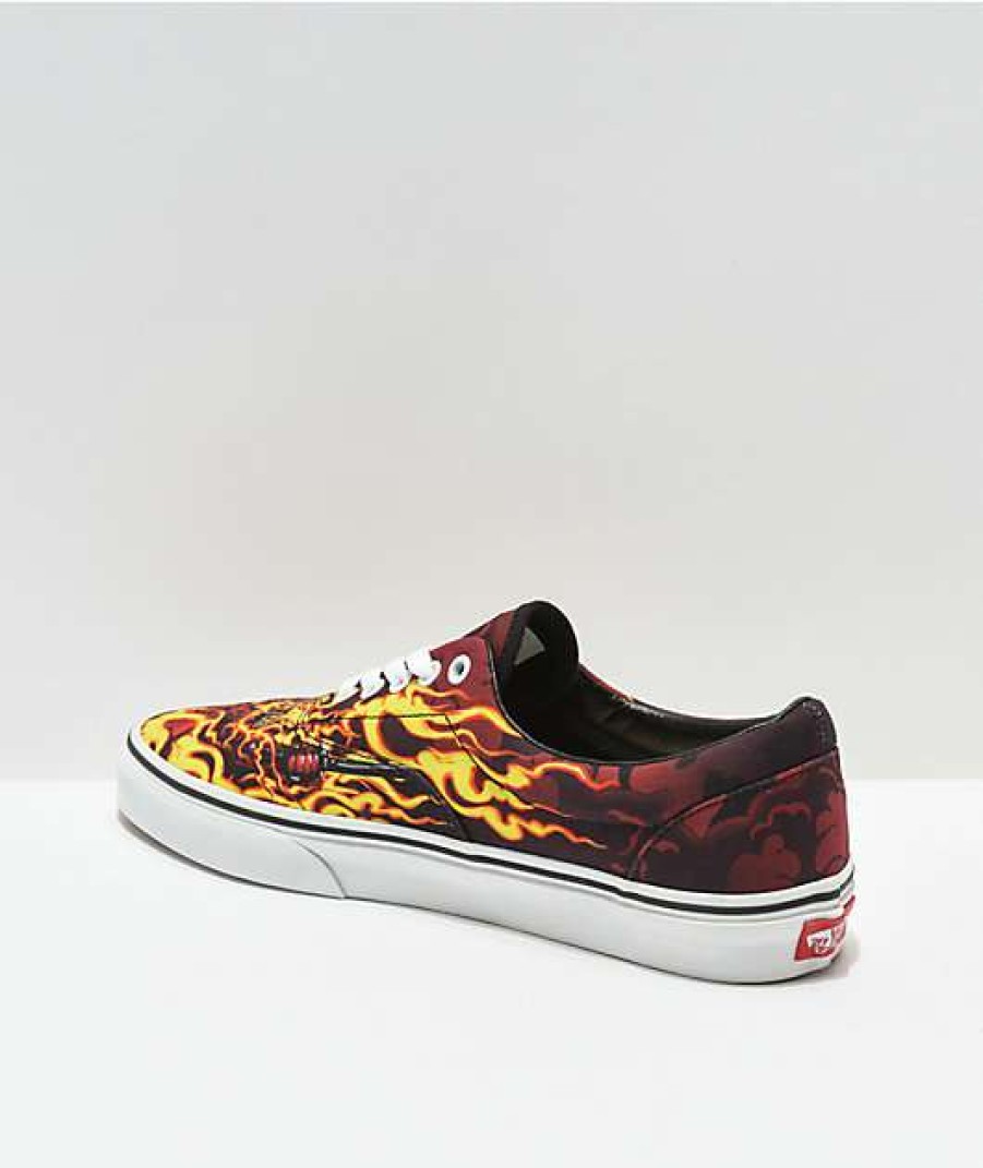 Vans * | Vans Era Samurai Rising Black & White Skate Shoes Promotions