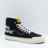 Vans * | Vans X National Geographic Sk8-Hi Reissue 138 Logo Black & Yellow Skate Shoes Promotions