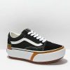 Vans * | Vans Old Skool Stacked Black & White Platform Shoes Promotions