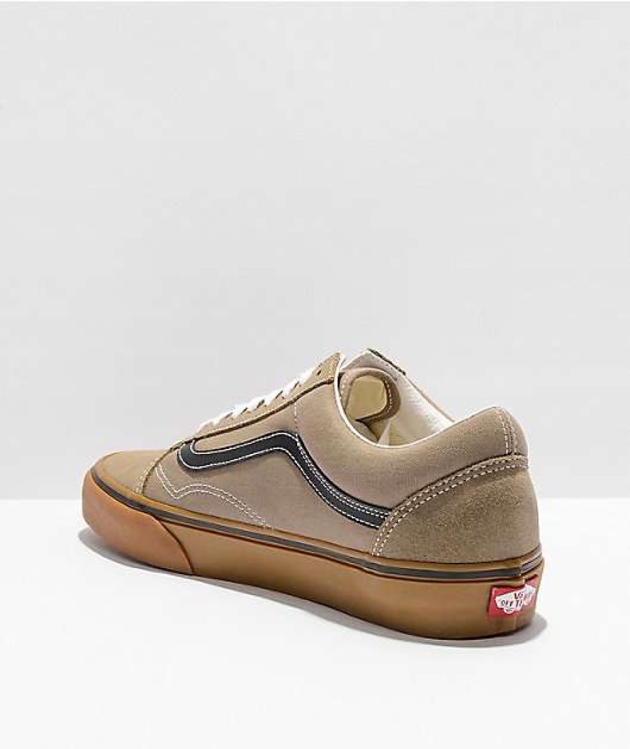 Vans * | Vans Old Skool Gum, Timber Wolf & Black Skate Shoes Promotions