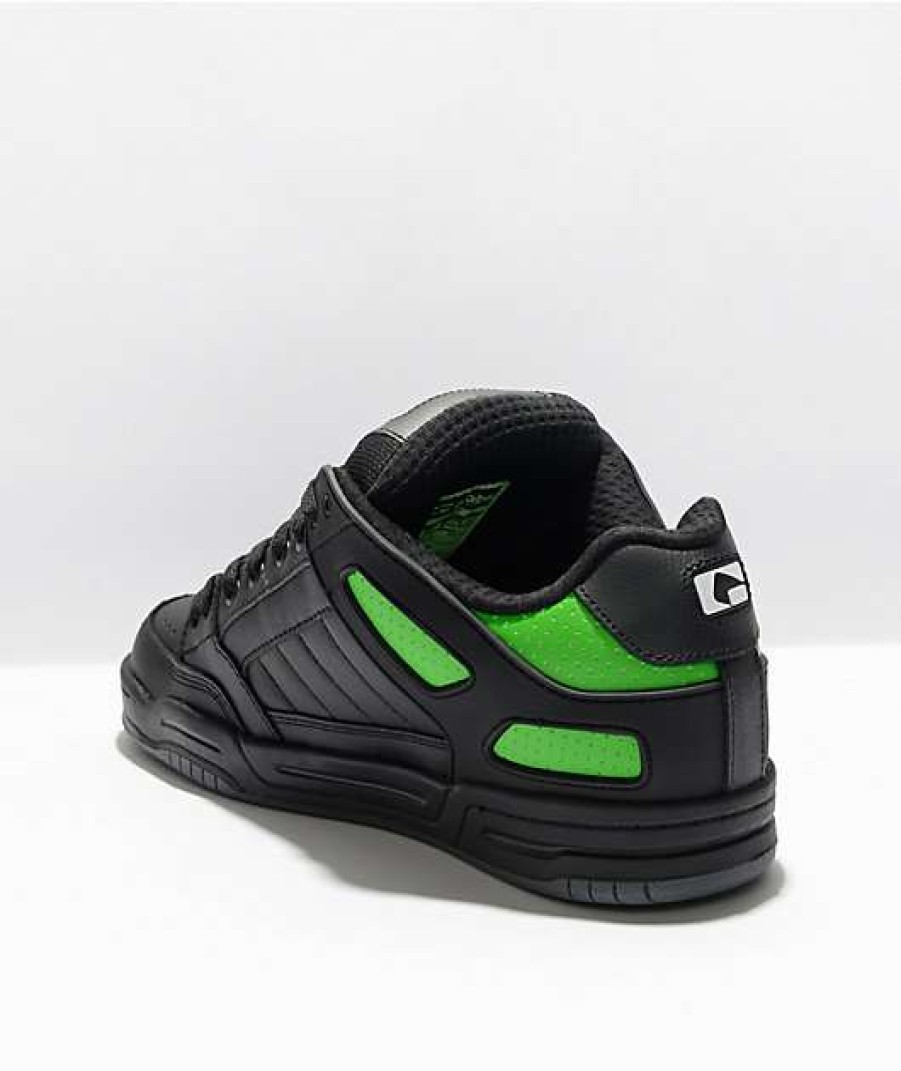 Shoes * | Globe Tilt Black & Poison Green Skate Shoes Outlet