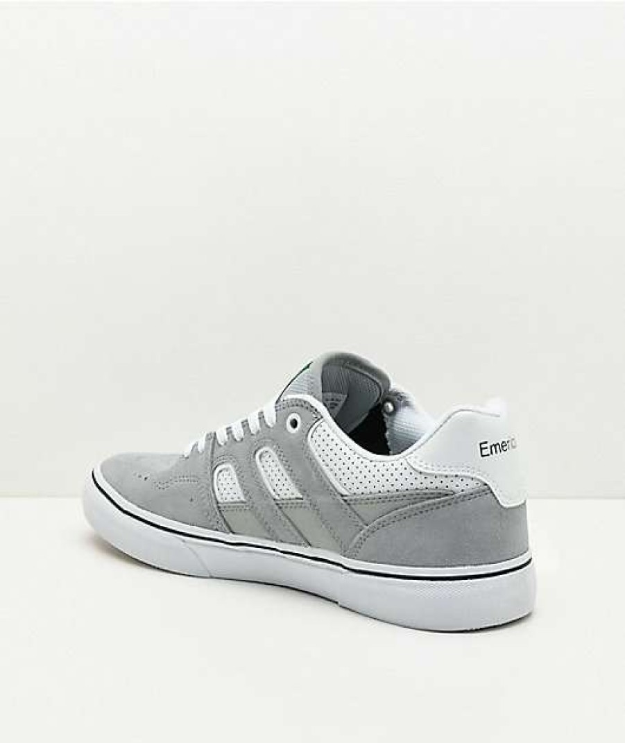 Skate Shoes * | Emerica Tilt G6 Vulc Grey Skate Shoes Outlet