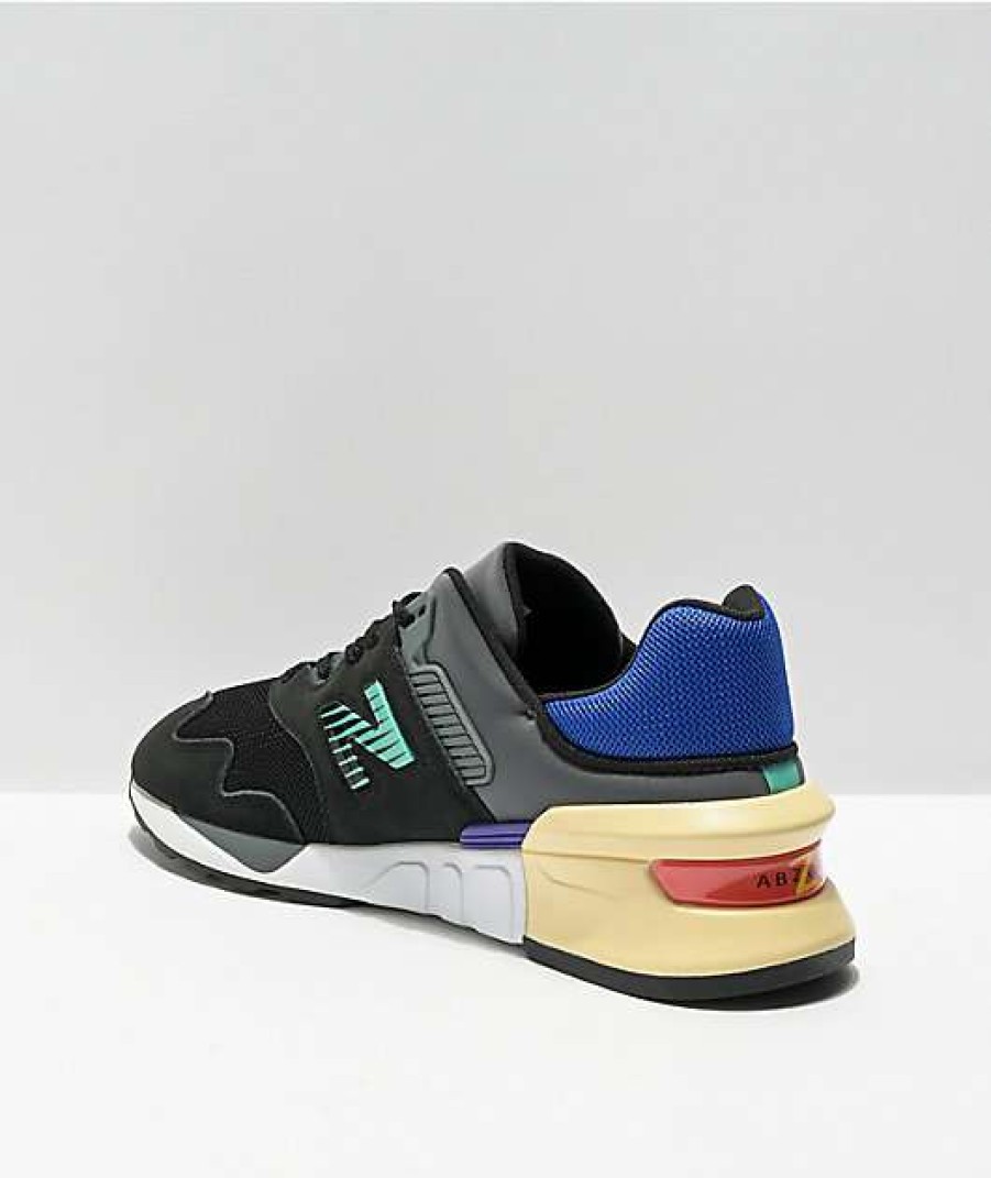 Sneakers * | New Balance Lifestyle 997S Black & Dazzling Blue Shoes Outlet