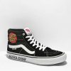 Vans * | Vans X Santa Cruz Sk8-Hi Pro Black & White Skate Shoes Promotions