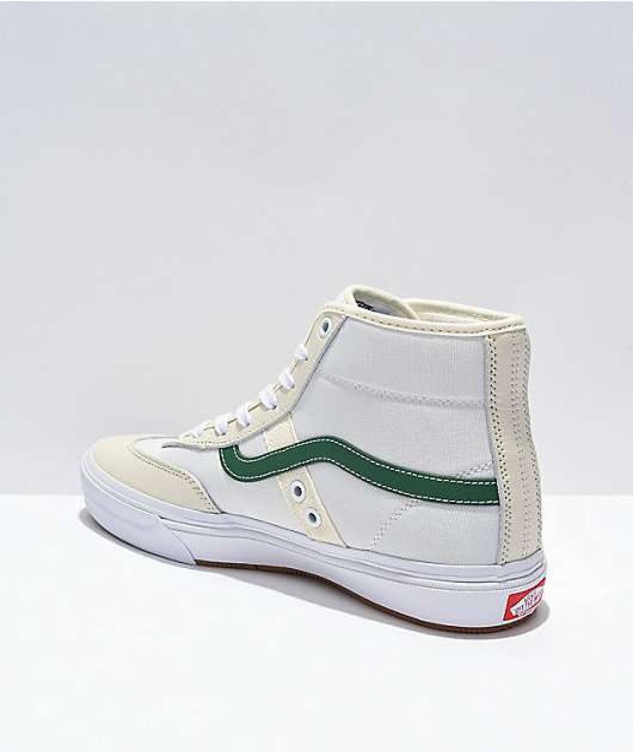 Vans * | Vans Crockett High White & Marshmallow Skate Shoes Promotions