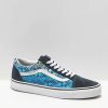 Vans * | Vans Old Skool Logo Flame Navy & White Skate Shoes Promotions