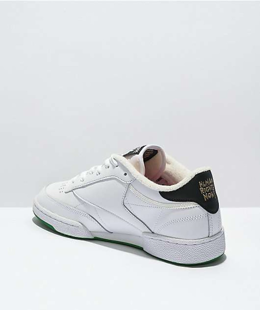 Sneakers * | Reebok Club C Human Rights Chalk & Black Shoes Outlet