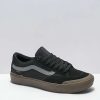 Vans * | Vans Skate Berle Black & Dark Gum Skate Shoes Promotions