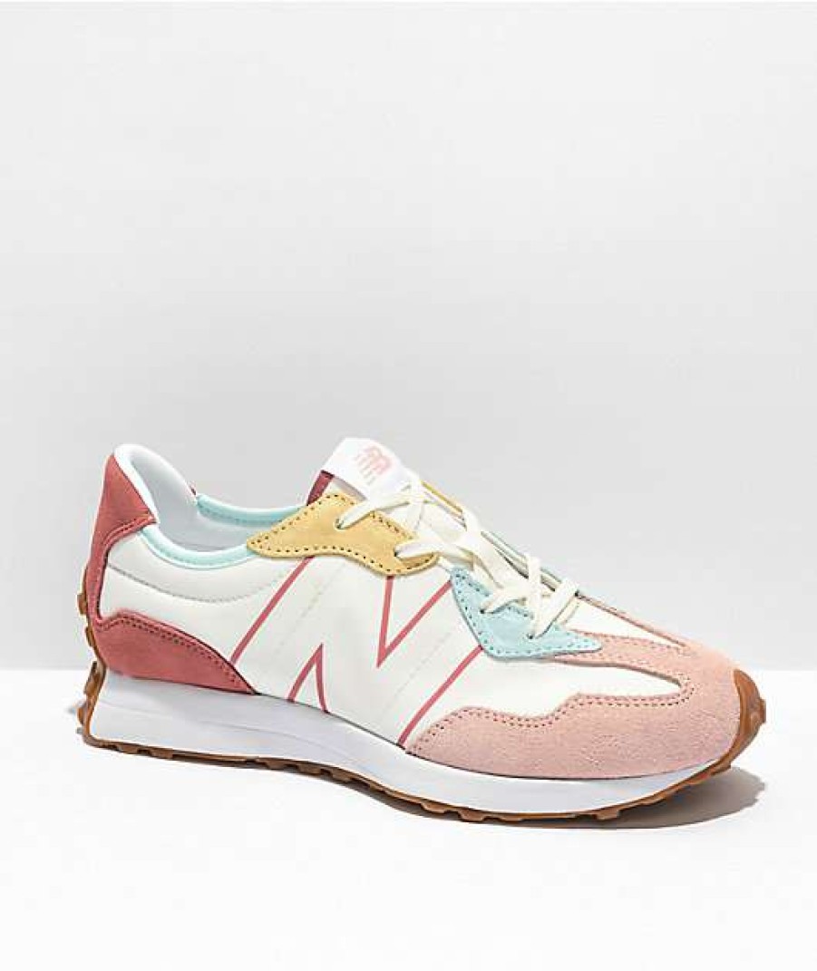 Sneakers * | New Balance Lifestyle 327 Oyster Pink & Henna Shoes Outlet