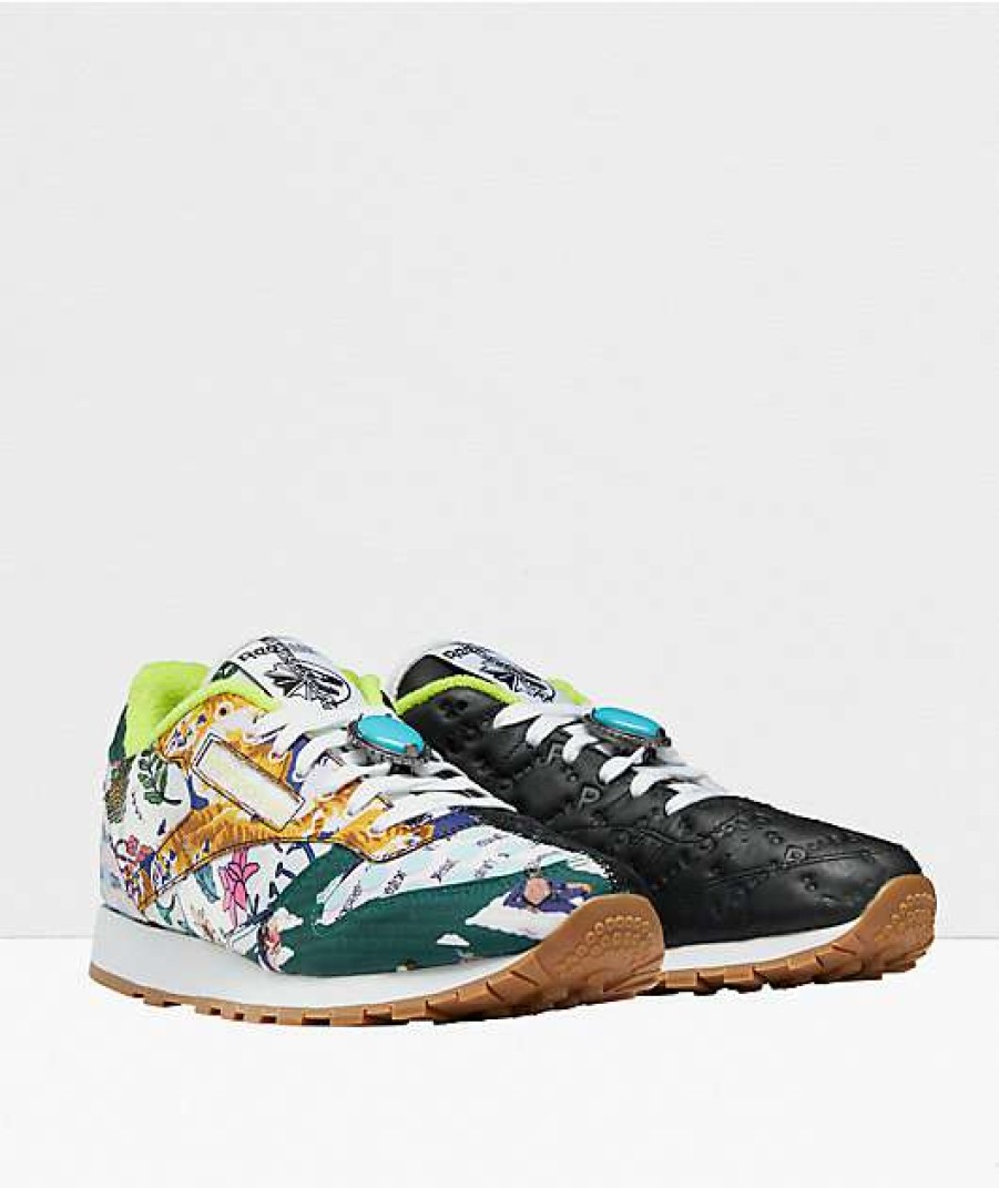 Sneakers * | Reebok X Jurassic Park Classic Leather Goldblum Shoes Outlet