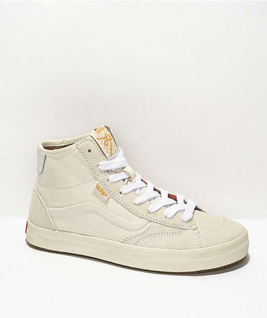 Vans * | Vans The Lizzie Marshmallow White Skate Shoes Promotions