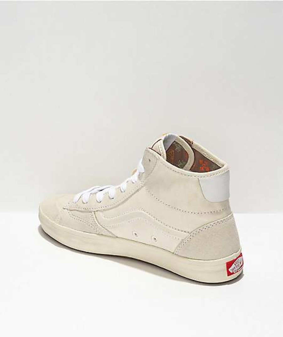 Vans * | Vans The Lizzie Marshmallow White Skate Shoes Promotions