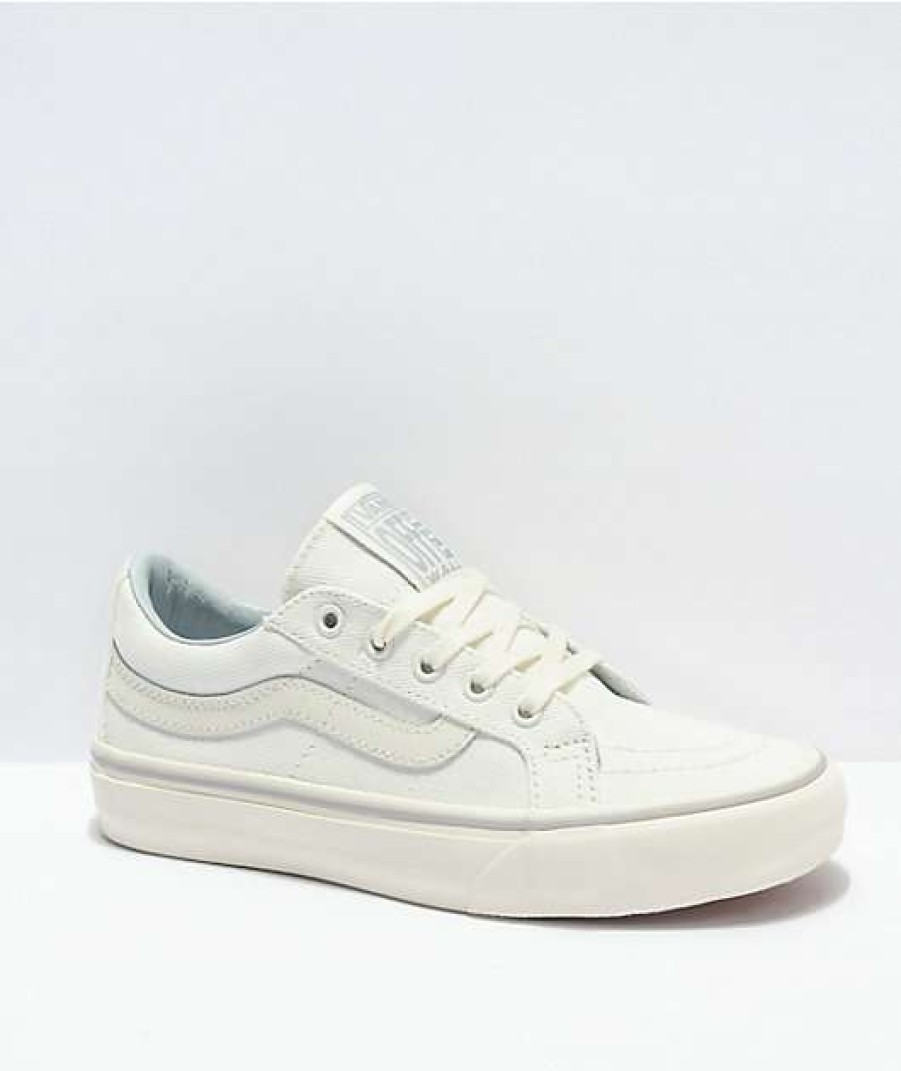 Vans * | Vans Sk8-Low Sf Reissue Leila White Skate Shoes Promotions