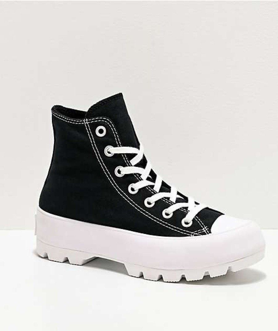 Shoes * | Converse Ctas Hi Black Lugged Shoes Outlet