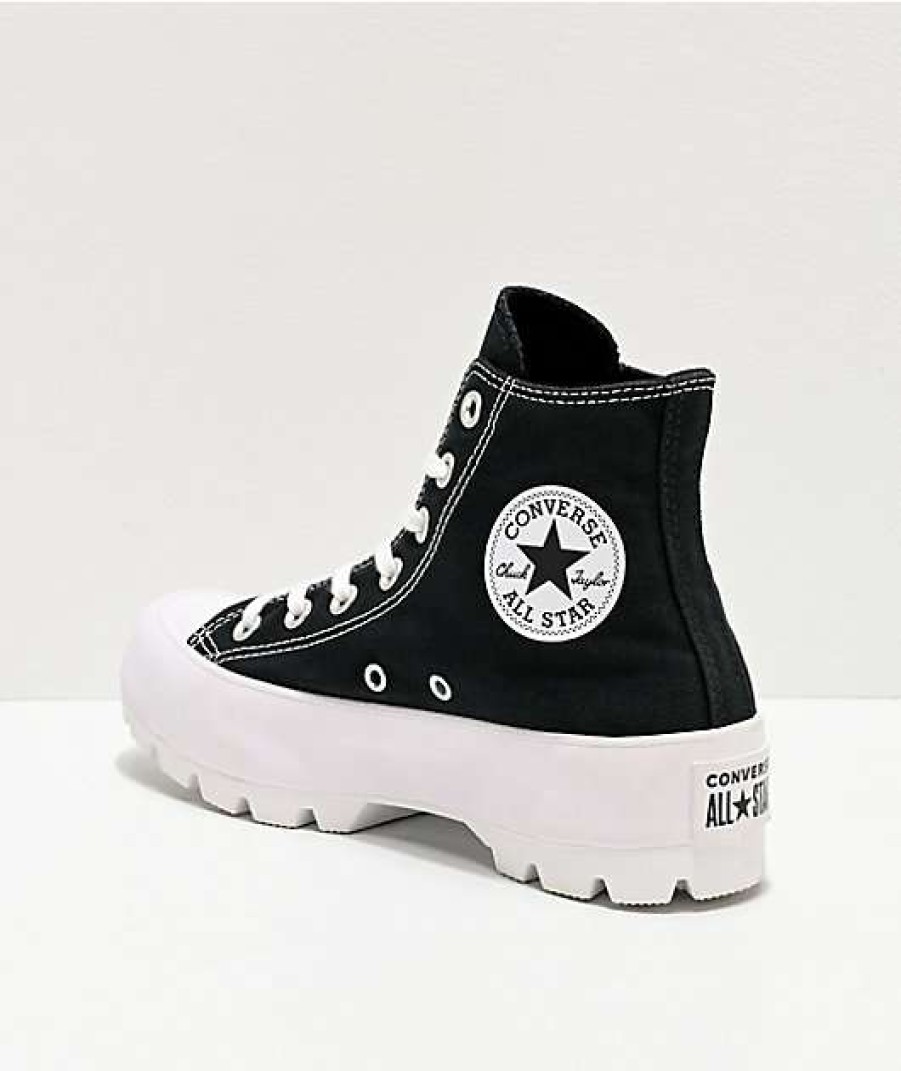 Shoes * | Converse Ctas Hi Black Lugged Shoes Outlet