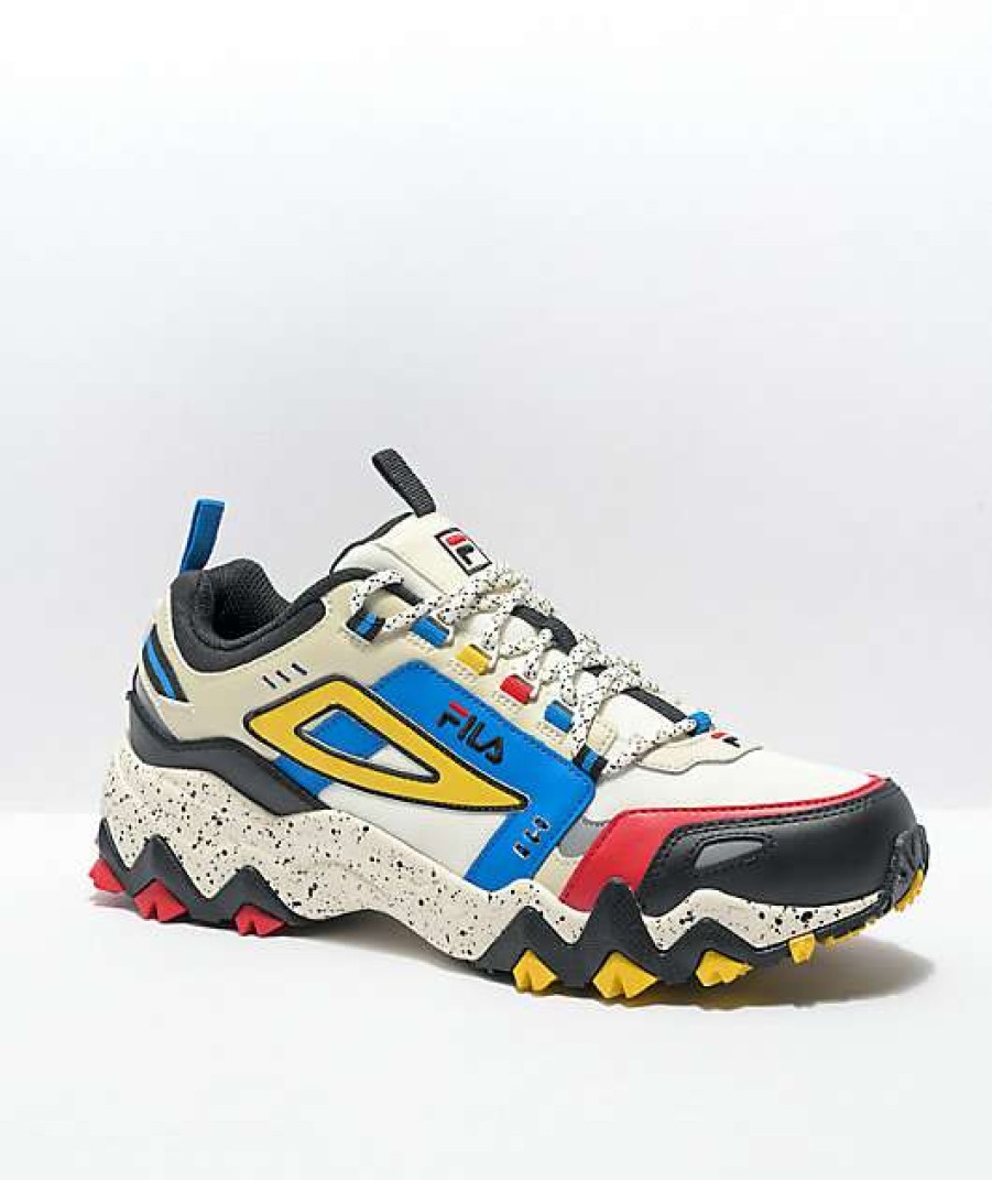 Sneakers * | Fila Oakmont Gardenia Black & Blue Shoes Outlet