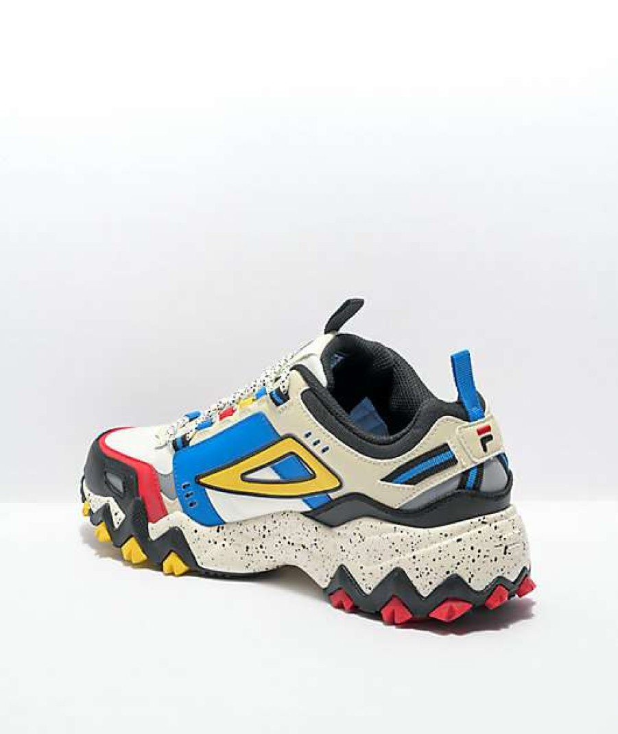 Sneakers * | Fila Oakmont Gardenia Black & Blue Shoes Outlet