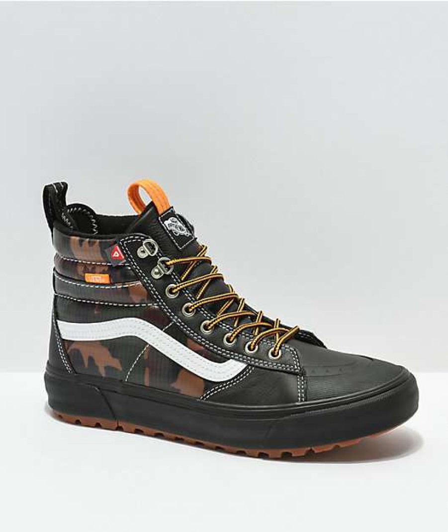 Vans * | Vans Sk8-Hi Mte Dx 2.0 Black & Brown Camo Shoes Promotions