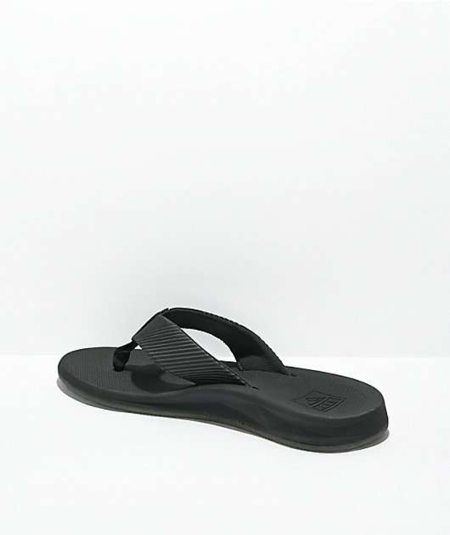 Sandals * | Reef Phantom Ii Black Sandals Outlet