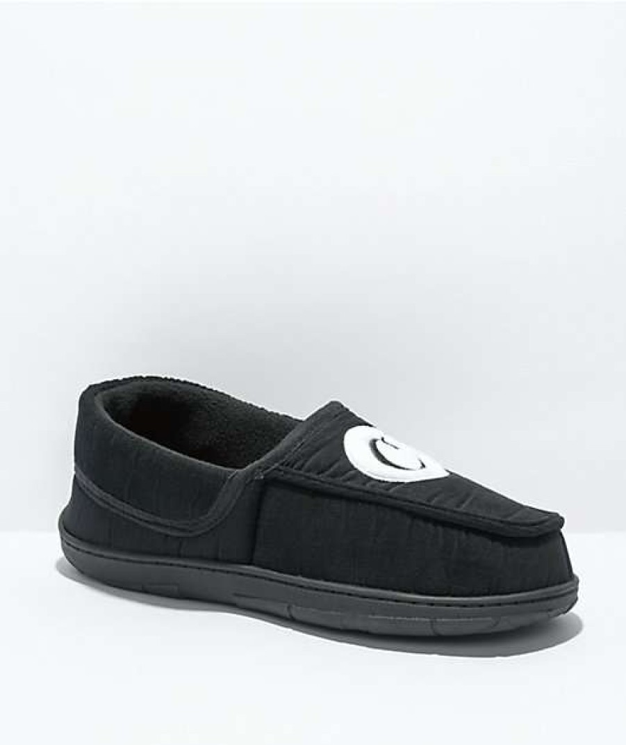 Shoes * | Cookies Wake And Bake Black Slippers Outlet