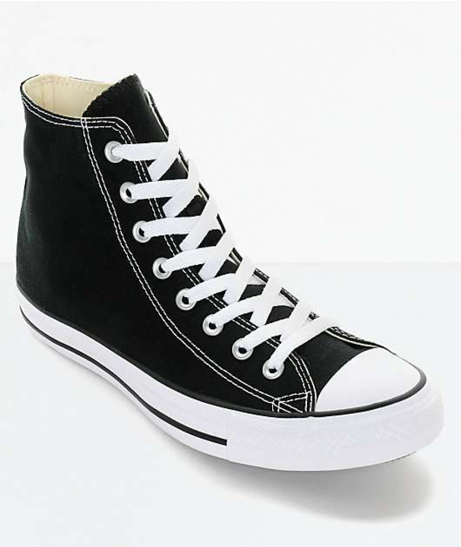 Shoes * | Converse Chuck Taylor All Star Black High Top Shoes Outlet