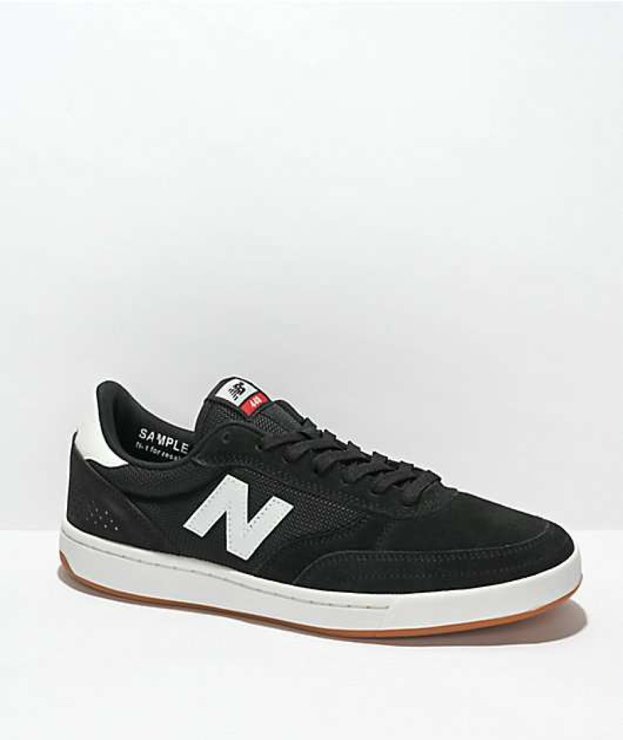 Sneakers * | New Balance Numeric 440 Black & White Skate Shoes Outlet