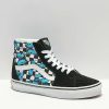 Vans * | Vans Sk8-Hi Butterfly Check Black & White Skate Shoes Promotions