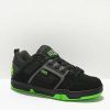 Skate Shoes * | Dvs Comanche Black, Charcoal, & Lime Skate Shoes Outlet