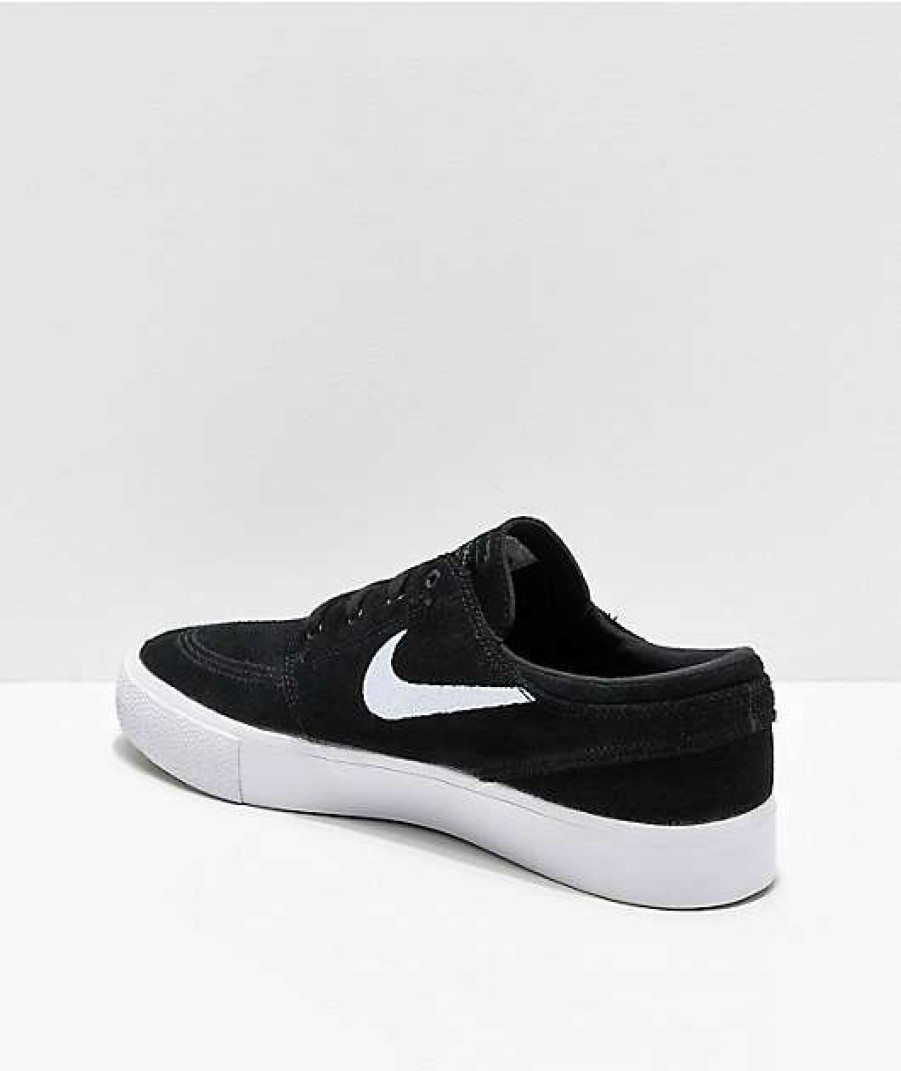 Nike * | Nike Sb Janoski Rm Black & White Suede Skate Shoes Promotions