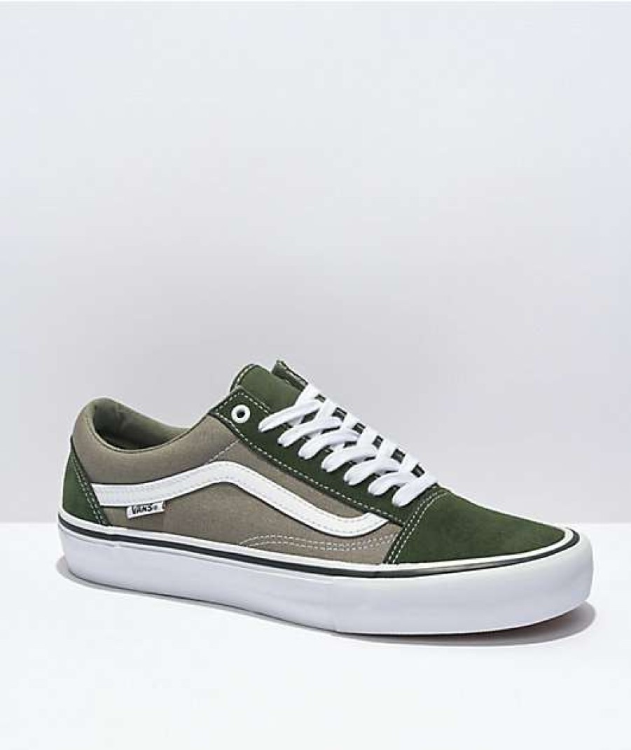 Vans * | Vans Skate Old Skool Forest Green Skate Shoes Promotions