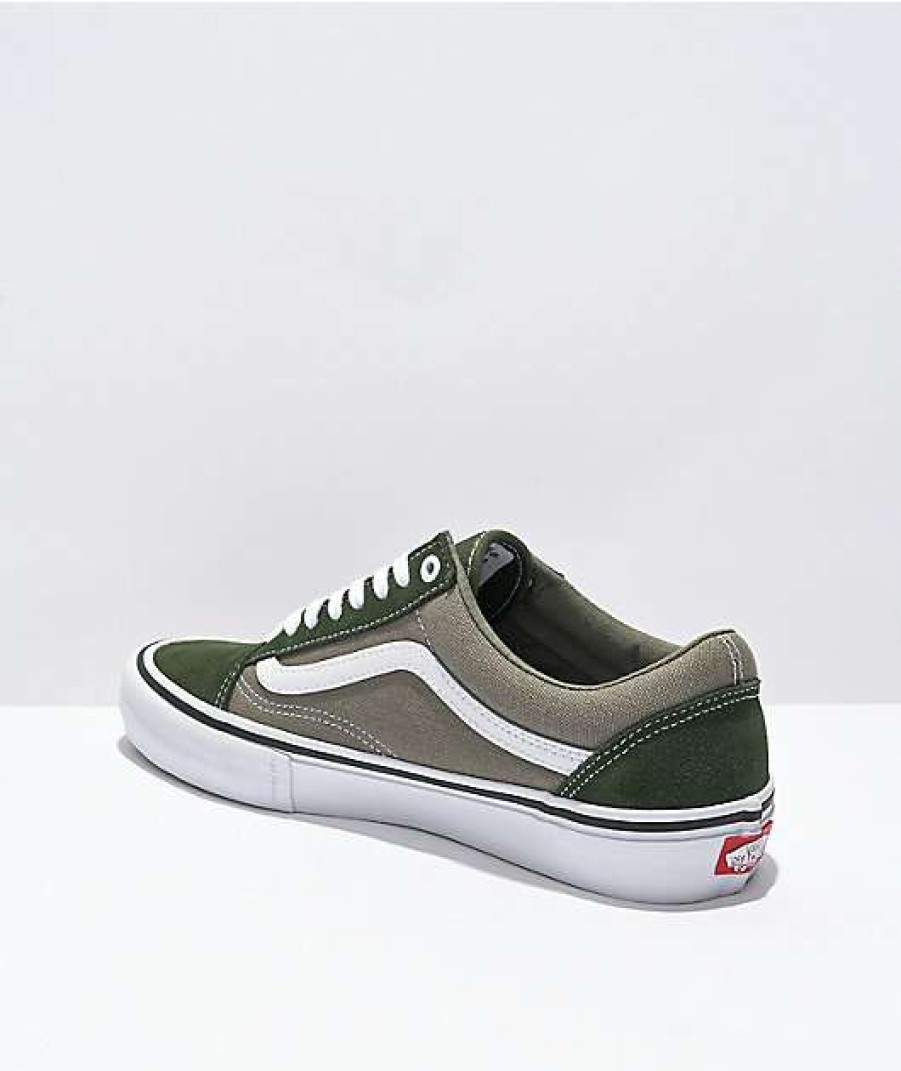 Vans * | Vans Skate Old Skool Forest Green Skate Shoes Promotions