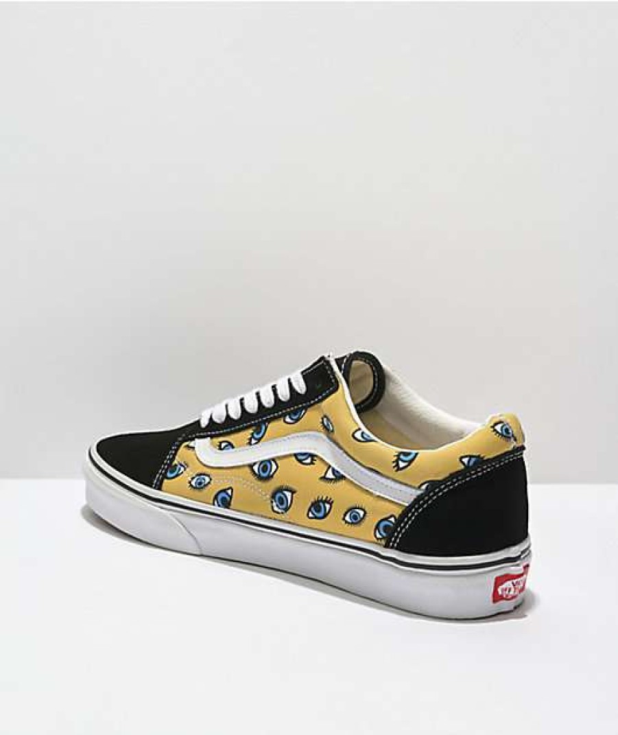 Vans * | Vans Old Skool Looking Glass Black & White Skate Shoes Promotions