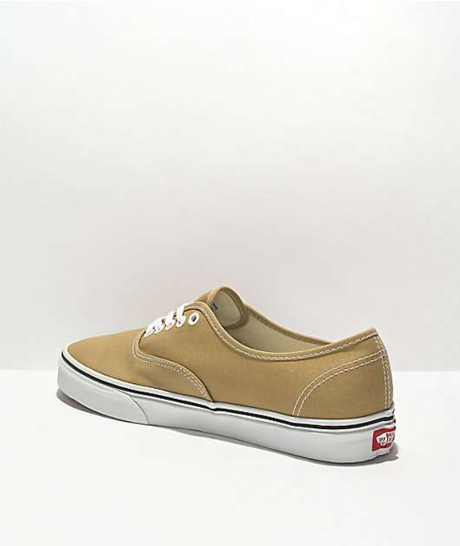 Vans * | Vans Authentic Taos Taupe Brown & White Skate Shoes Promotions