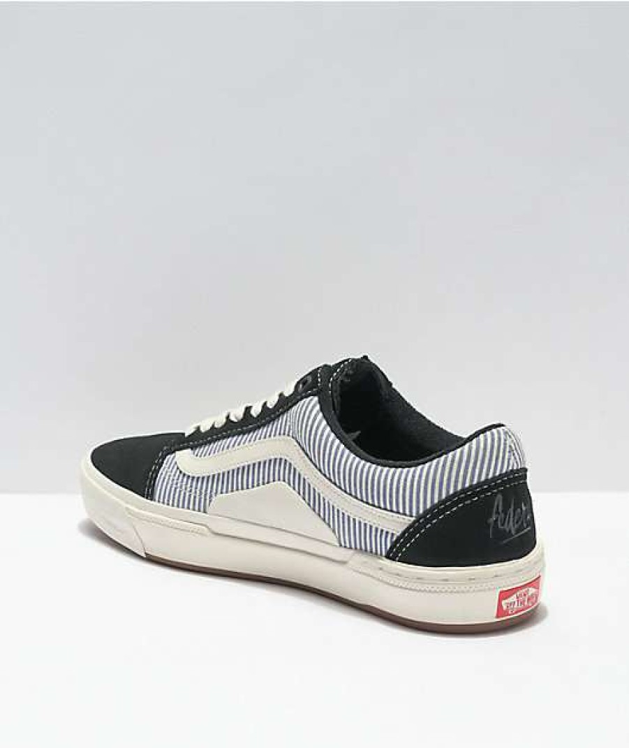 Vans * | Vans Old Skool Bmx Black & Blue Pinstripe Shoes Promotions