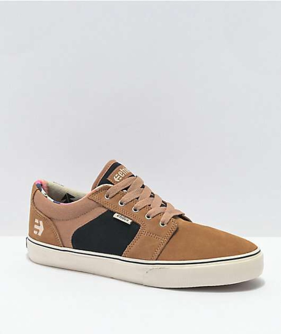 Skate Shoes * | Etnies Barge Ls Brown & Black Skate Shoes Outlet