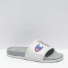 Sandals * | Champion Cs Squish White & Grey Slide Sandals Outlet