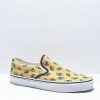 Vans * | Vans Slip-On Looking Glass Yellow & White Skate Shoes Promotions