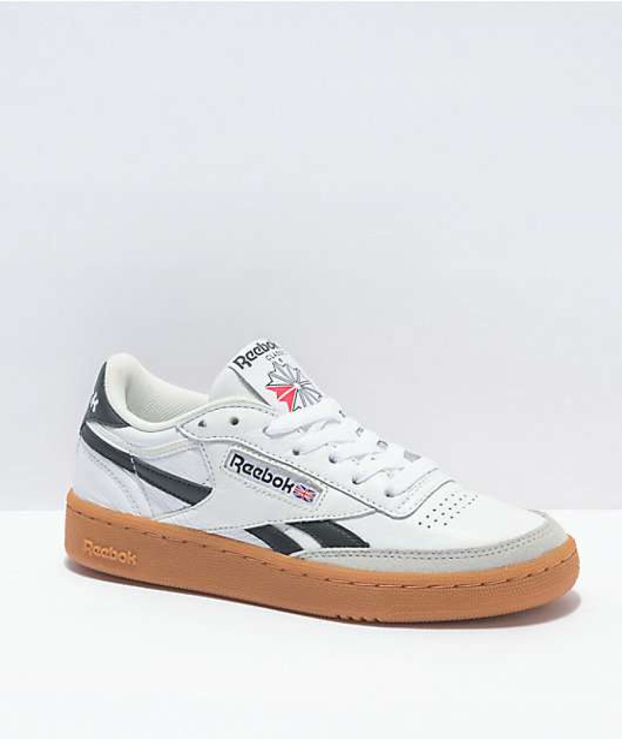 Shoes * | Reebok Club C White & Gum Shoes Outlet