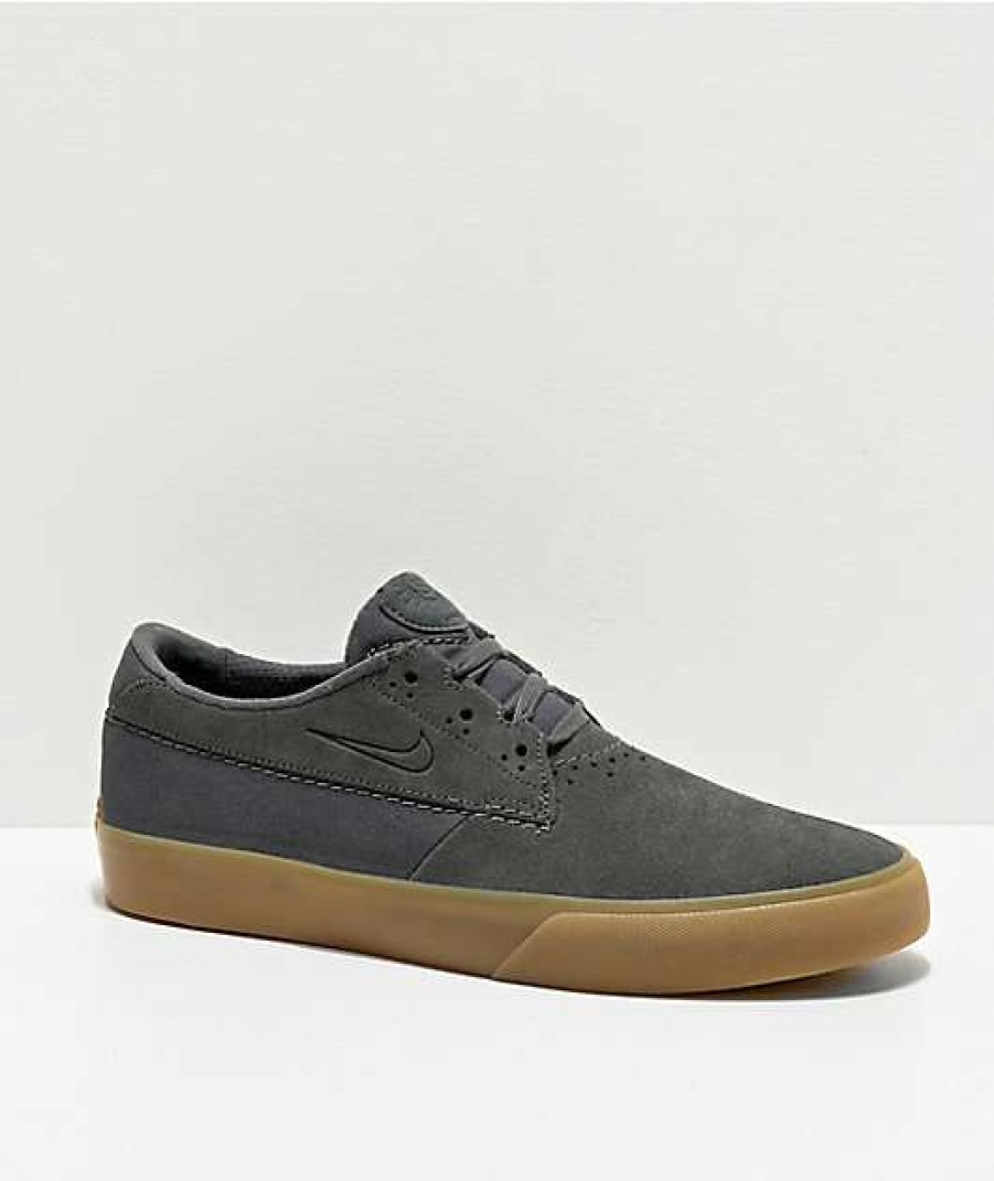 Nike * | Nike Sb Shane Dark Grey & Gum Skate Shoes Promotions