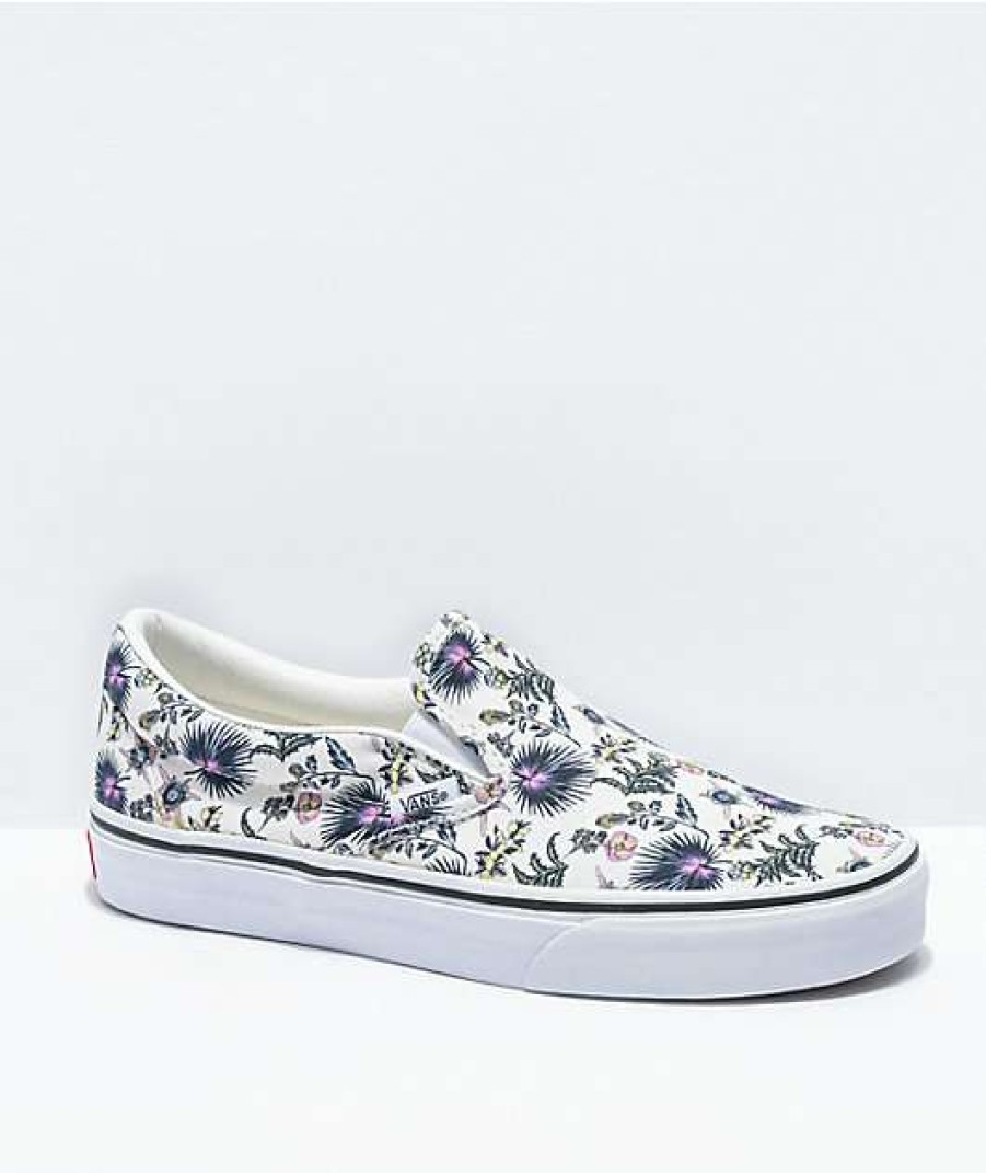 Vans * | Vans Slip-On Paradise Floral Skate Shoes Promotions